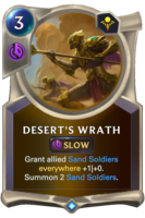 Desert's Wrath Card