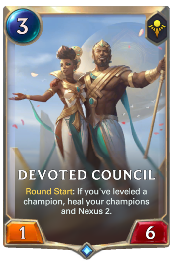 Devoted Council Card