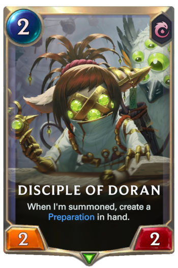 Disciple of Doran Card