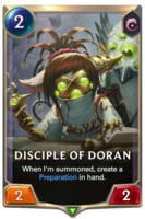 Disciple of Doran Card