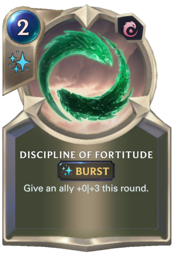 Discipline of Fortitude Card