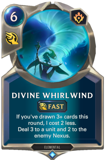 Divine Whirlwind Card