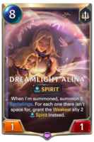 Dreamlight Alina Card