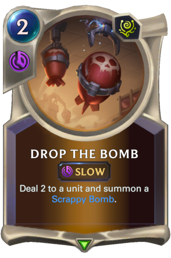 Drop the Bomb Card