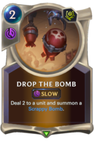 Drop the Bomb Card