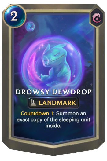 Drowsy Dewdrop Card