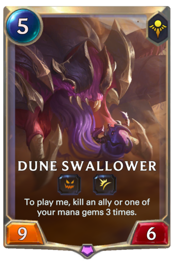 Dune Swallower Card