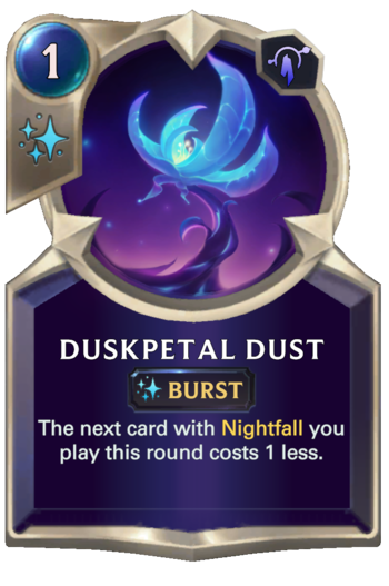 Duskpetal Dust Card