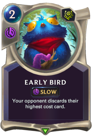 Early Bird Card