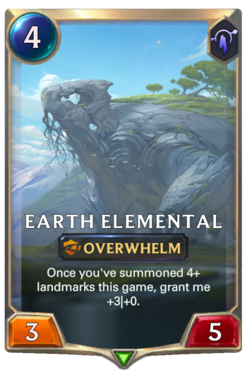 Earth Elemental Card