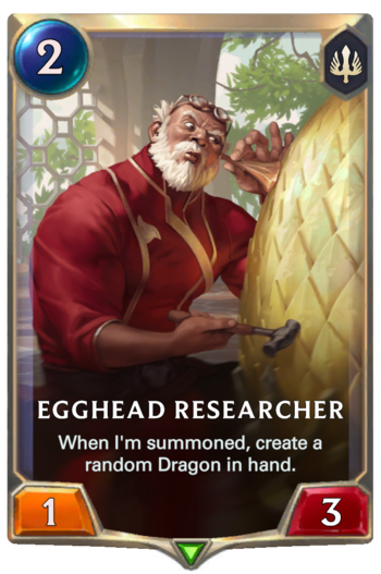 Egghead Researcher Card