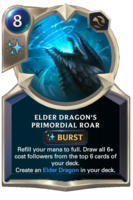 Elder Dragon's Primordial Roar Card
