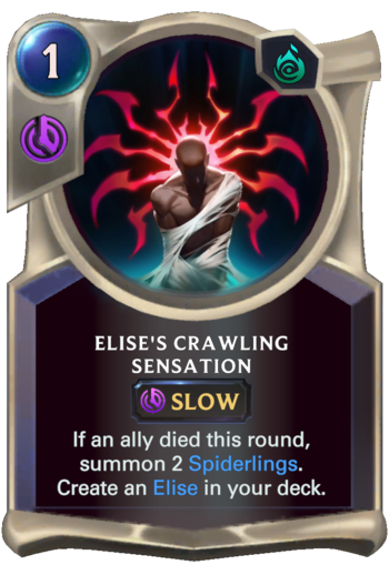 Elise's Crawling Sensation Card