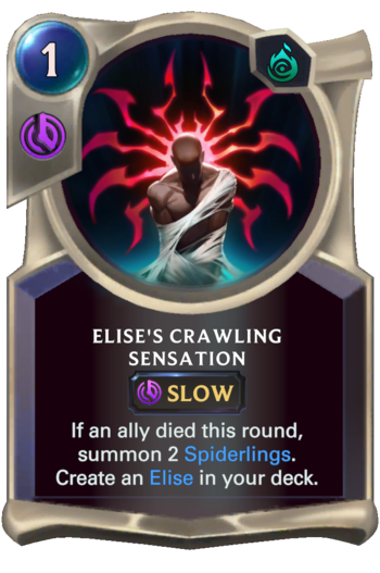 Elise's Crawling Sensation Card