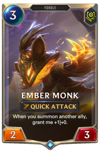 Ember Monk Card