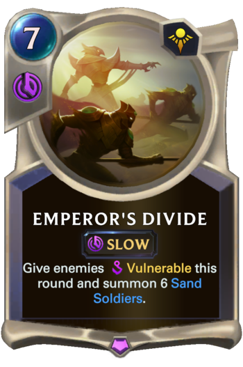 Emperor's Divide Card