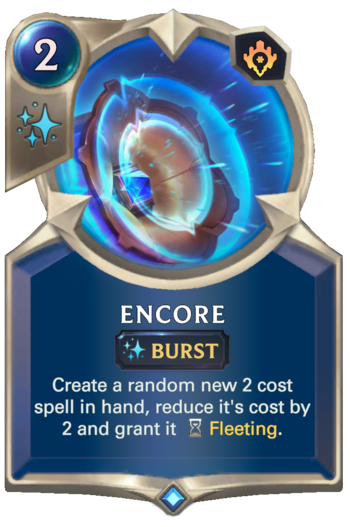 Encore Card