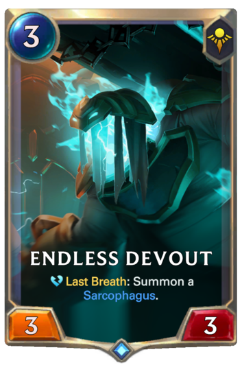 Endless Devout :: Legends of Runeterra Card :: RuneterraFire