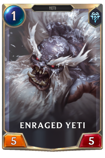 Enraged Yeti Card