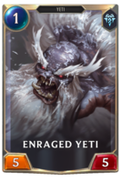 Enraged Yeti Card