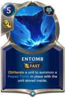 Entomb Card