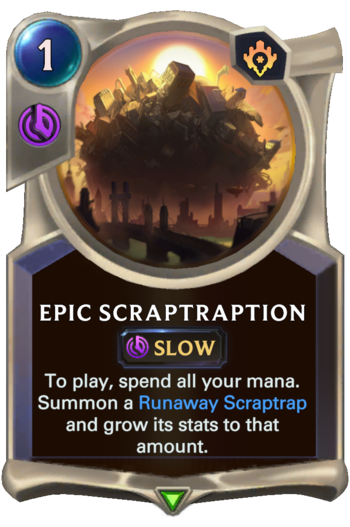 Epic Scraptraption Card