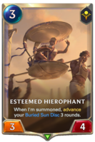Esteemed Hierophant Card
