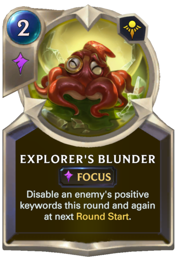 Explorer's Blunder Card