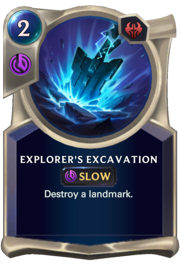Explorer's Excavation Card
