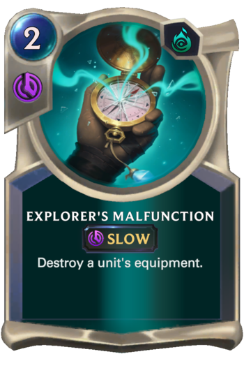 Explorer's Malfunction Card