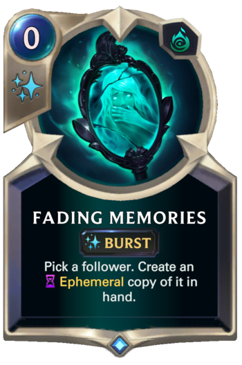 Fading Memories Card