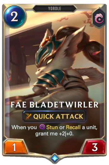 Fae Bladetwirler Card