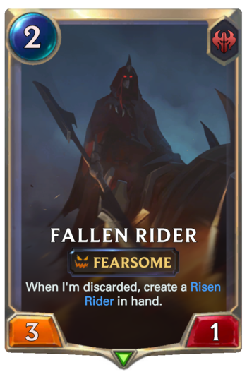 Fallen Rider Card