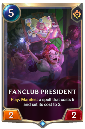 Fanclub President Card