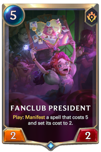 Fanclub President Card