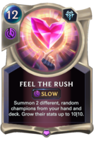 Feel The Rush Card