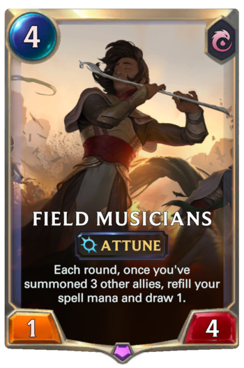 Field Musicians Card
