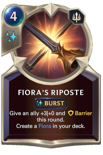 Fiora's Riposte Card