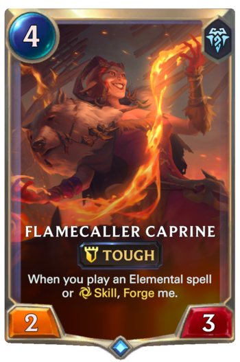 Flamecaller Caprine Card