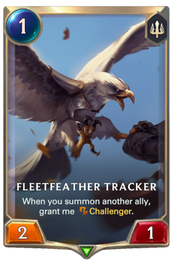 Fleetfeather Tracker Card