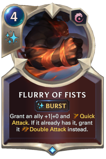 Flurry of Fists Card