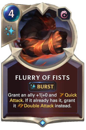 Flurry of Fists Card