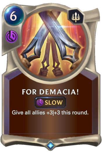 For Demacia! Card