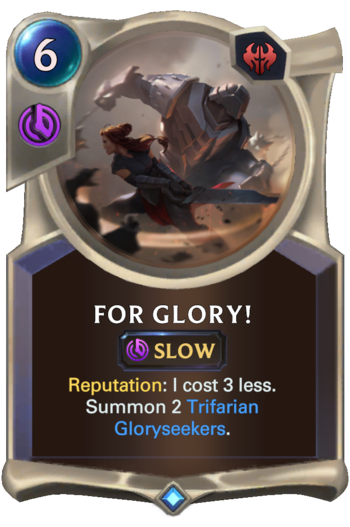 For Glory! Card