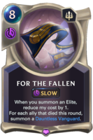For The Fallen Card
