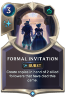 Formal Invitation Card