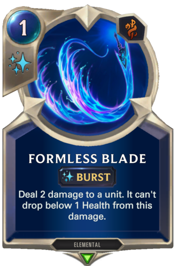 Formless Blade Card