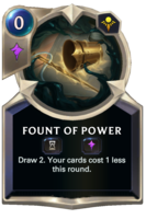 Fount of Power Card