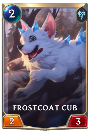 Frostcoat Cub Card