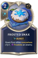 Frosted Snax Card